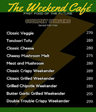 The Weekend Cafe menu 6