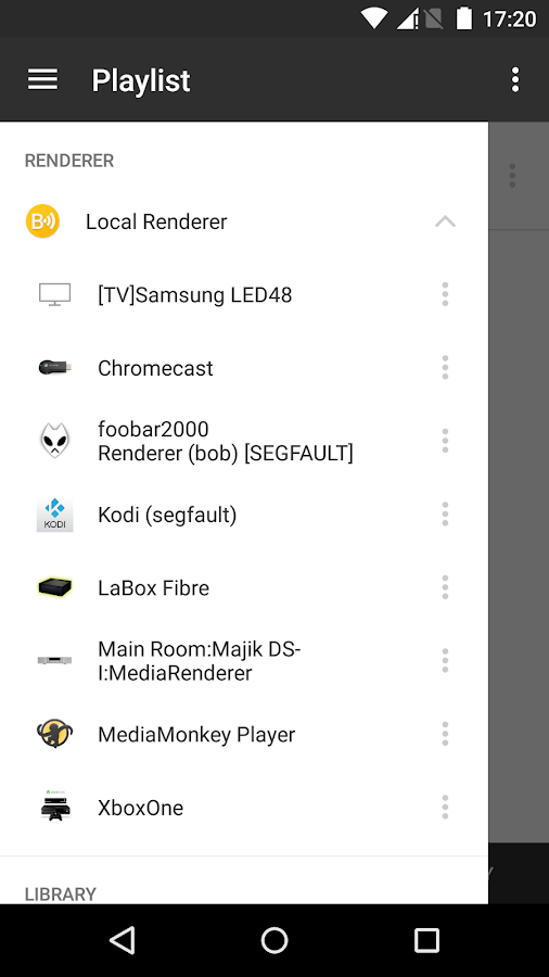    BubbleUPnP for DLNA/Chromecast- screenshot  