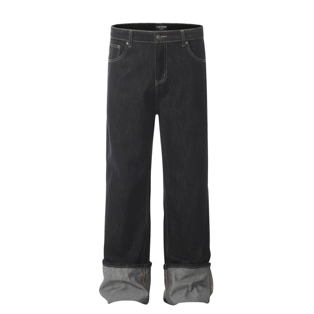 Title 5, Pantalones rectos de mezclilla europeos y ameri...
