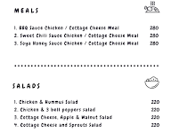 Nourish Meals and Salads menu 1