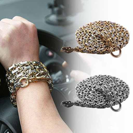 Title 3, Dragon Back Self-defense Whip Chain Stainless S...