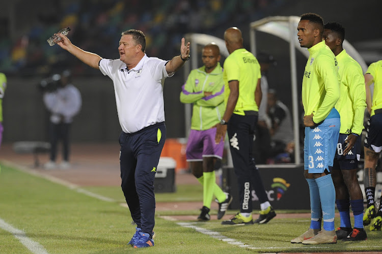 Gavin Hunt Bidvest Wits coach during the Absa Premiership match between Bloemfontein Celtic and Bidvest Wits at Dr Molemela Stadium on March 15, 2019 in Bloemfontein, South Africa.