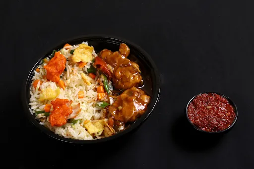 Chicken Manchurian Rice Bowl