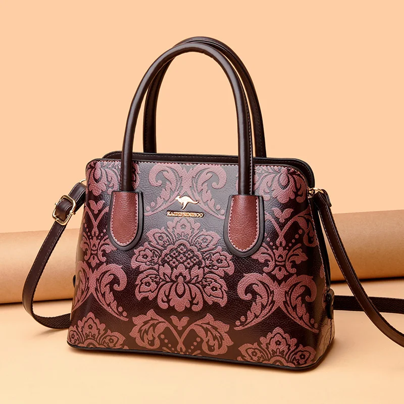 Title 5, Nieuwe Fashion Etnische Wind Druk Bloemen Tas, ...