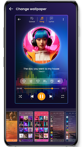 Screenshot Music player