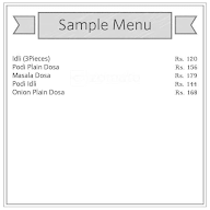 Sambar Cafe menu 1