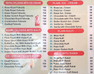 Rassily Falooda menu 3