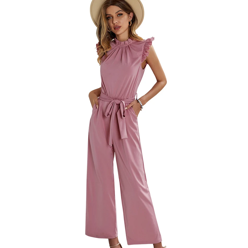 Combinaison Casual Femme Très Élastique Confortable et Tendance Parfait pour Toutes les Situations Style Décontracté et Féminin Facile à Porter