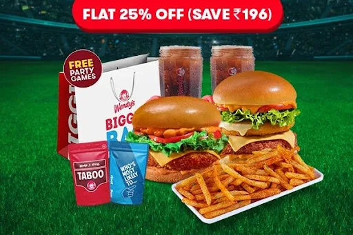 FLAT 25% Off On Cheesynator & Tandoori Chicken, Piri Piri Fries & 2 Coke