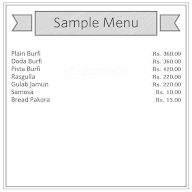 Bikaner Mishthaan Bhandar menu 1