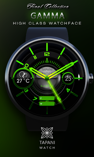 GAMMA weather wear watch face