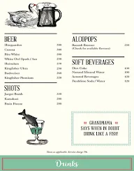 Grandmama's Cafe menu 2