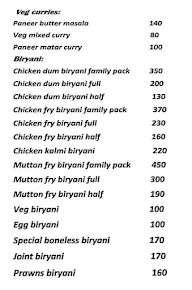 Nice Hyderabad Dum Biryani menu 1