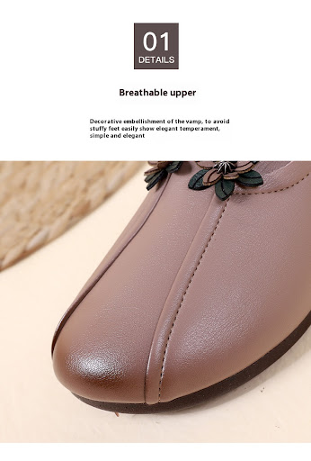 Title 13, Comfortable Soft Mom Shoes Retro Ethnic Style f...