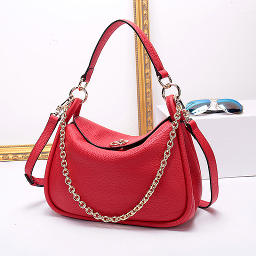 Title 7, Ladies Chain Toe Layer Leather Tote Bag. Stylis...