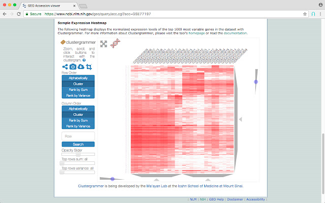 ARCHS4 chrome extension