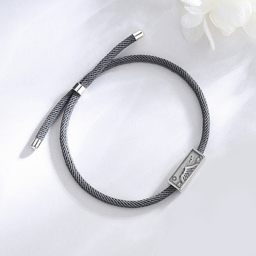 Title 5, Sun Moon Woven Push Pull Door Handle Rope, a st...