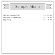 Tasty Foods menu 1