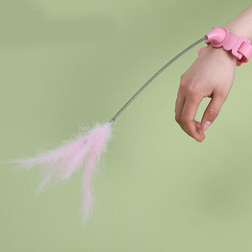 Title 3, Creativity Lazy Feather Funny Cat Stick Pet Pro...