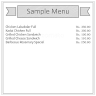 Rosemary Cafeteria menu 3