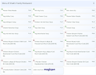 Shaik's Family Restaurant menu 3