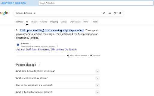 Jettison screenshot 1
