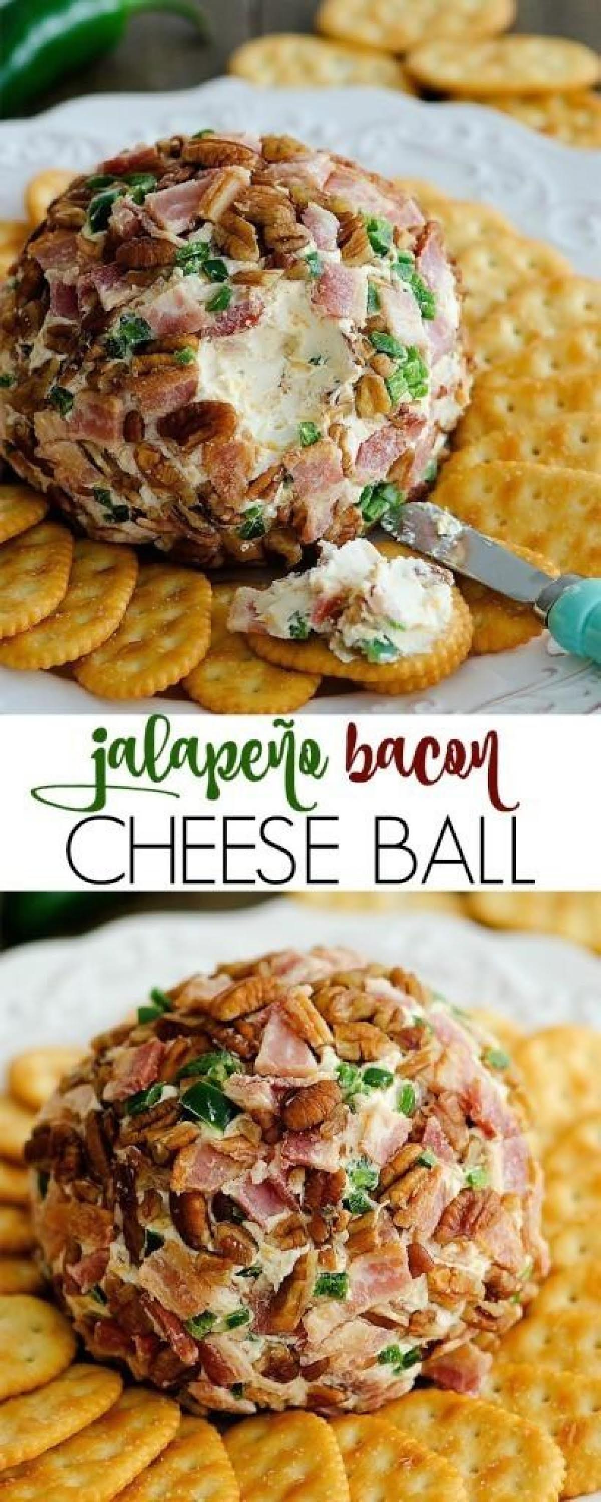 Jalapeo Bacon Cheese Ball | Just A Pinch Recipes