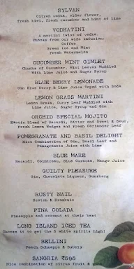 Orchid Lounge menu 8