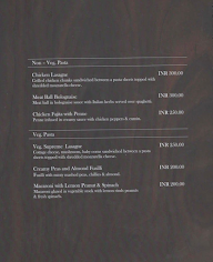 Sea Lounge menu 2