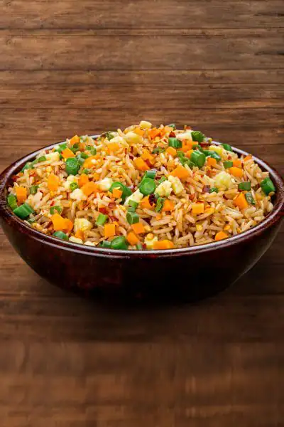 Veg Chilli Garlic Fried Rice Bowl