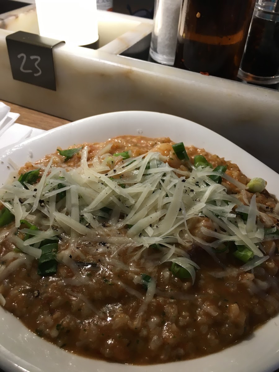 Shrimp risotto