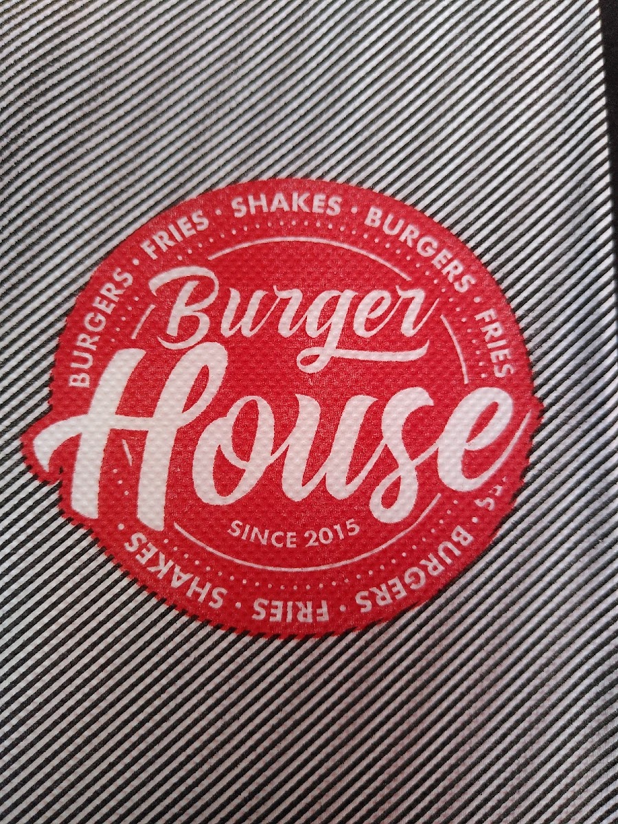 Burger House gluten-free menu