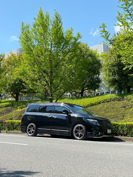 エルグランドのメタセコイヤ並木🌲・EAST&WEST・Kansai Family・まだロスってますに関するカスタム事例の投稿画像1枚目