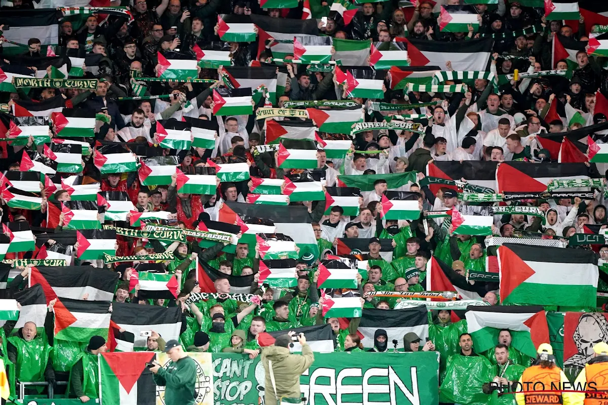 Ferme boete voor Schotse topclub Celtic omwille van... Palestijnse vlaggen