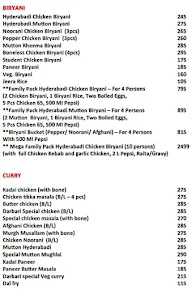 Biryani Bhandar menu 1