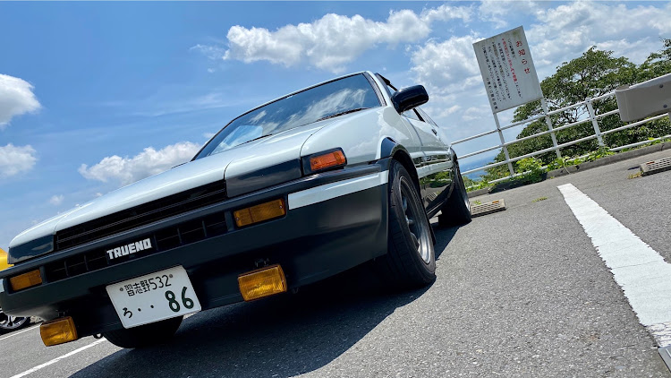 スプリンタートレノのDIY・ドライブ・タイロッドエンド交換・ブレーキパッド交換・ラジエーター交換に関するカスタム事例の投稿画像1枚目