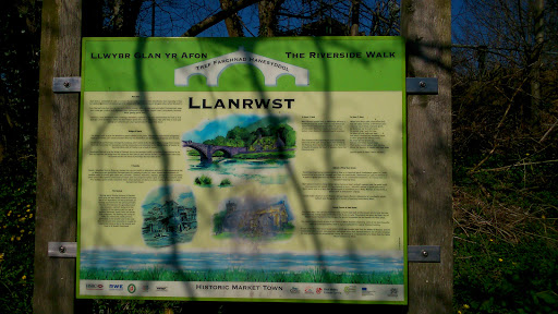 Llanrwst Riverside Walk Information Plaque