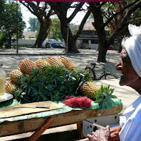 Venditore di ananas di 