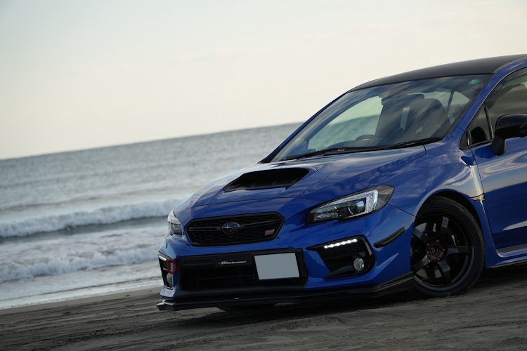 WRX S4のSONY α7CII・5月もよろしくお願いします・飯岡海水浴場・海と愛車・夕陽と愛車に関するカスタム事例の投稿画像2枚目