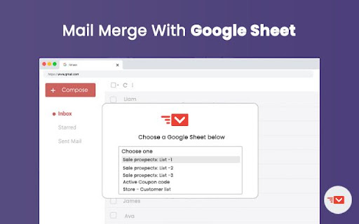 MassMerge: Latest mail merge for Gmail