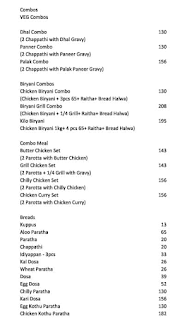 Cm Biryani menu 5