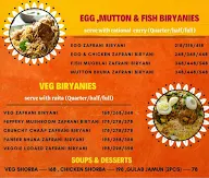 The Biryani Master menu 2