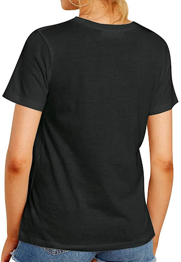 Title 2, Skull Print Crew Neck Short Sleeve Blouse