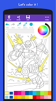 Robot Coloring Book Screenshot