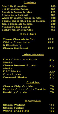 Bangalore Dessert Company menu 1