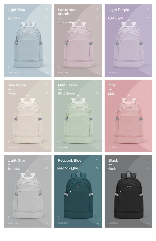 Sac de sport femme étanche avec compartiment sec et humide, pour natation, sport, escalade, voyage, sac à chaussures, sac à dos.