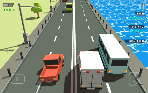 Blocky Traffic Racer (Mod Money)