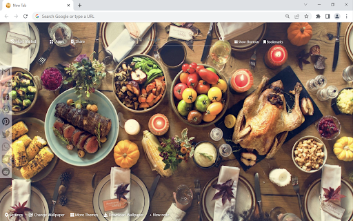 Thanksgiving Wallpaper New Tab