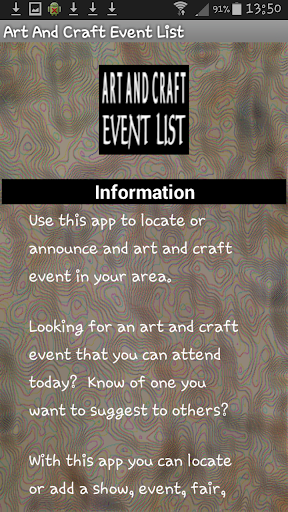 Art And Craft Event List