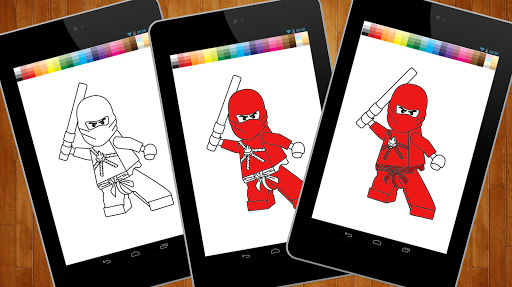 Coloring Book Ninja Go